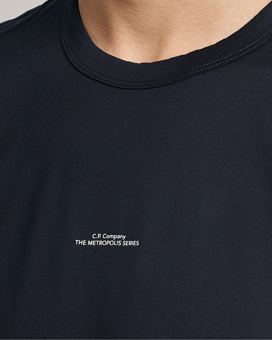 Herr | T-Shirts | C.P. Company | Metropolis Mercerized Jersey T-Shirt Navy