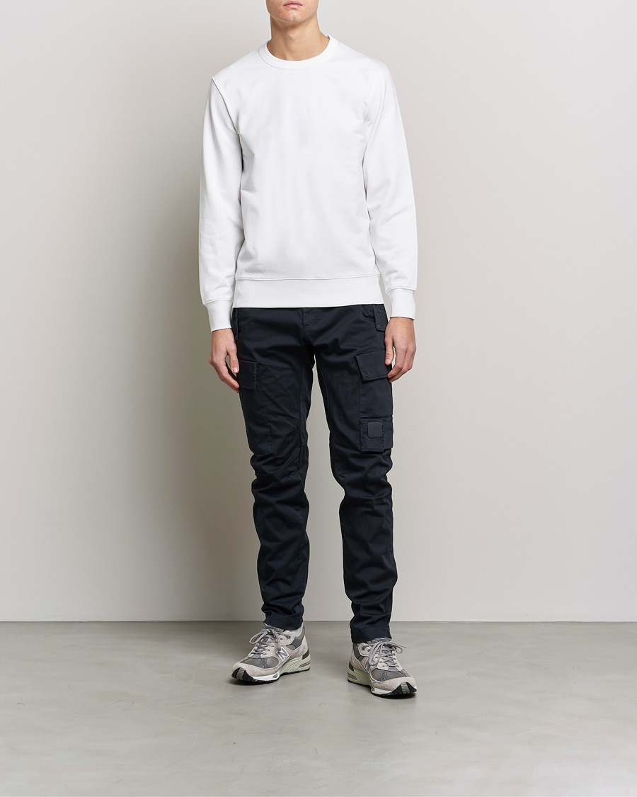 Herr | Byxor | C.P. Company | Metropolis Satin Stretch Cargo Pants Navy