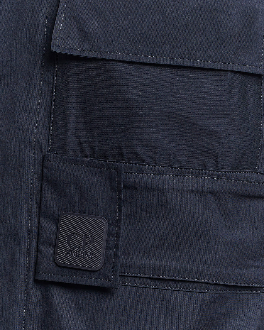 Herr | Skjortor | C.P. Company | Metropolis Cotton Gabardine Overshirt Navy