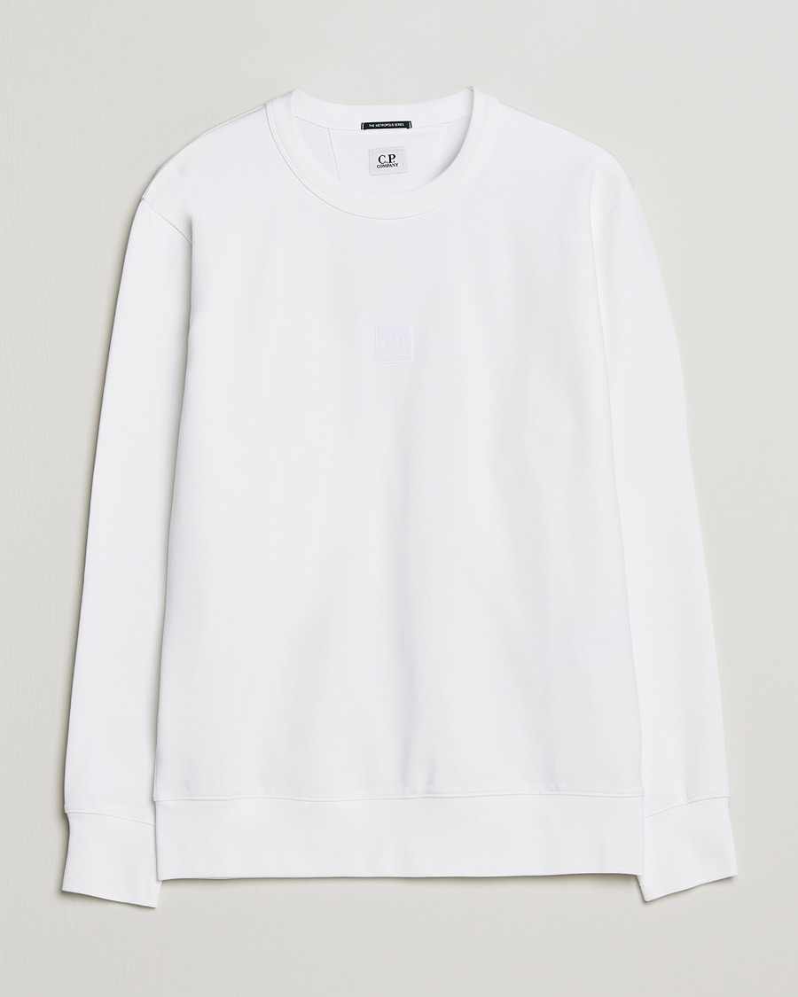 Herr | Tröjor | C.P. Company | Metropolis Stretch Fleece Sweatshirt White