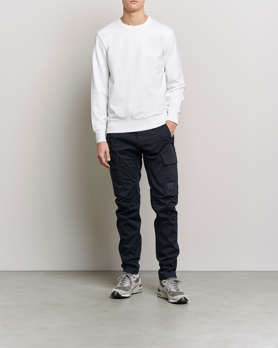 Herr | Tröjor | C.P. Company | Metropolis Stretch Fleece Sweatshirt White