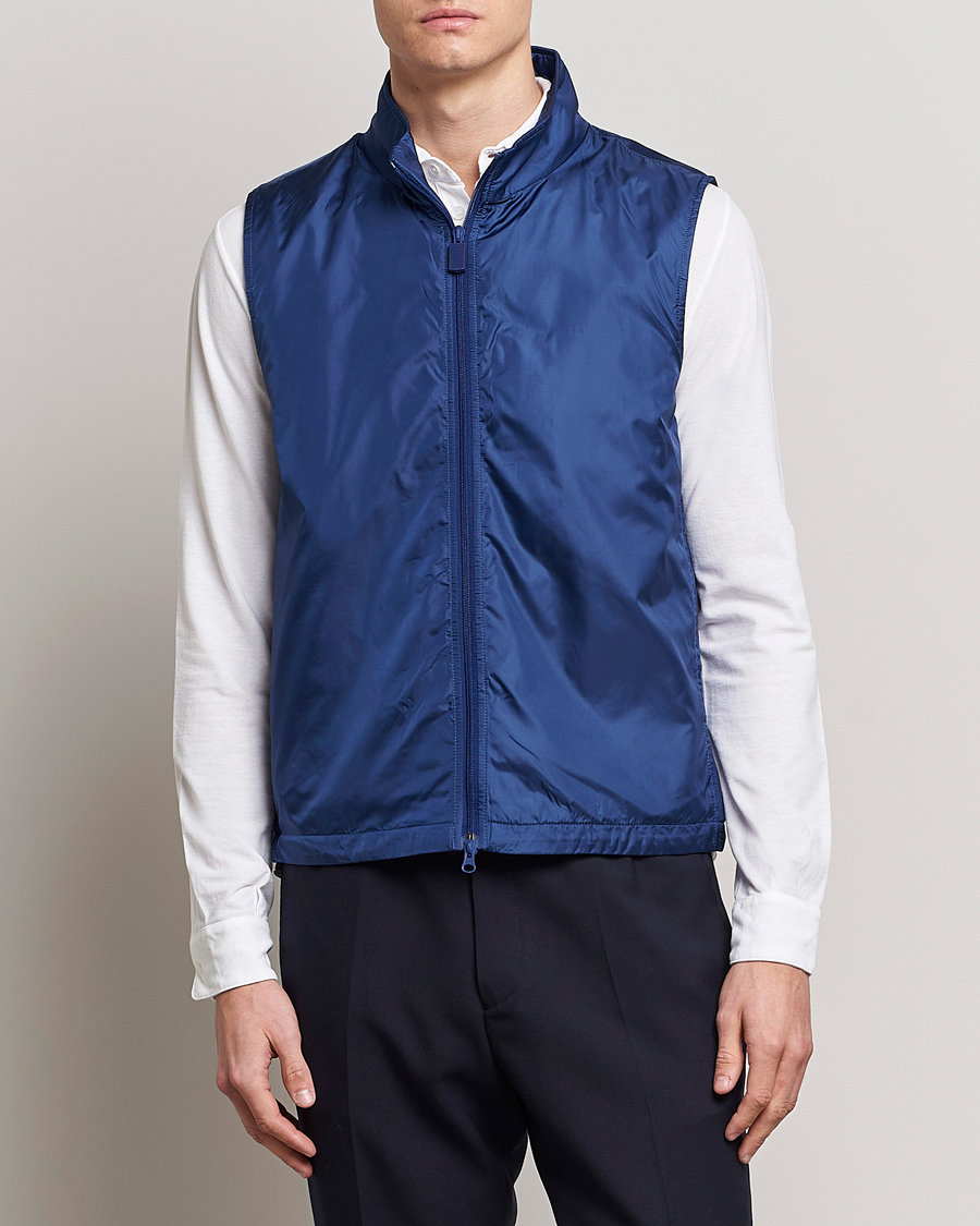 Herr | Västar | Aspesi | Vernes Nylon Gilet Bluette