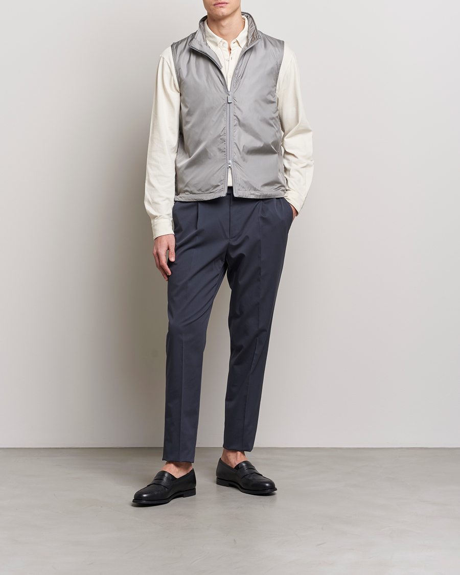 Herr | Västar | Aspesi | Vernes Nylon Gilet Grey