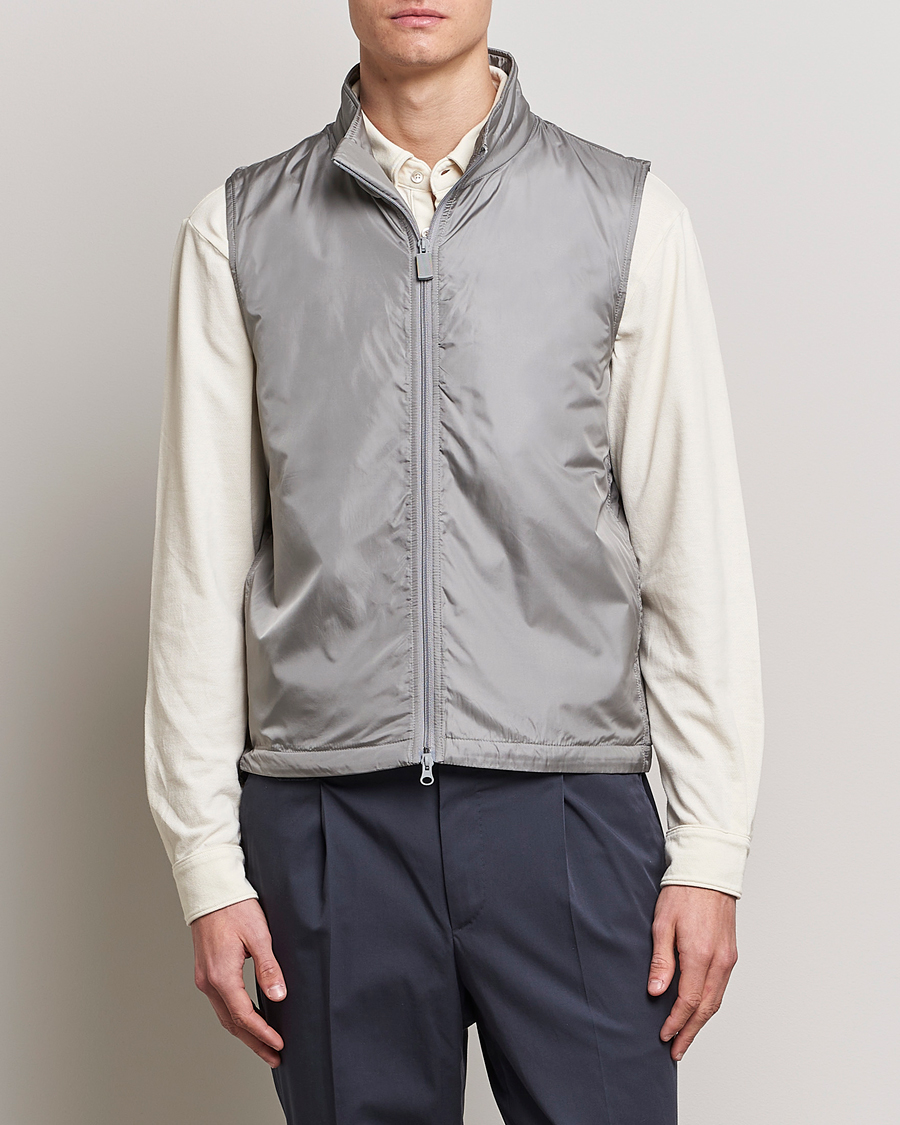 Herr | Västar | Aspesi | Vernes Nylon Gilet Grey