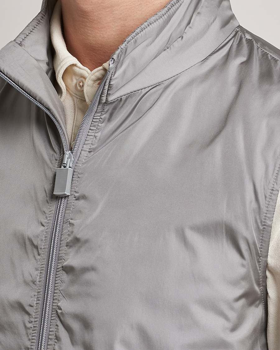 Herr | Västar | Aspesi | Vernes Nylon Gilet Grey