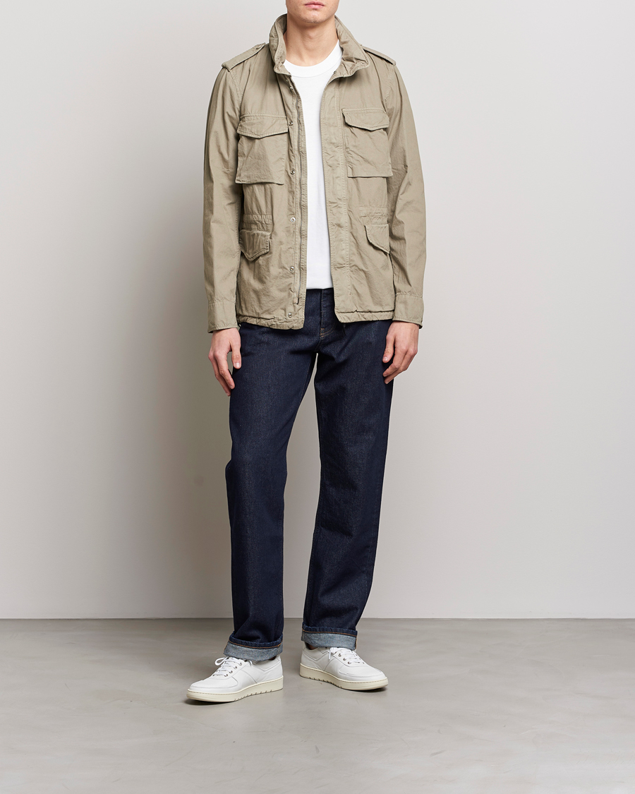 Herr | Jackor | Aspesi | Cotton Field Jacket Khaki