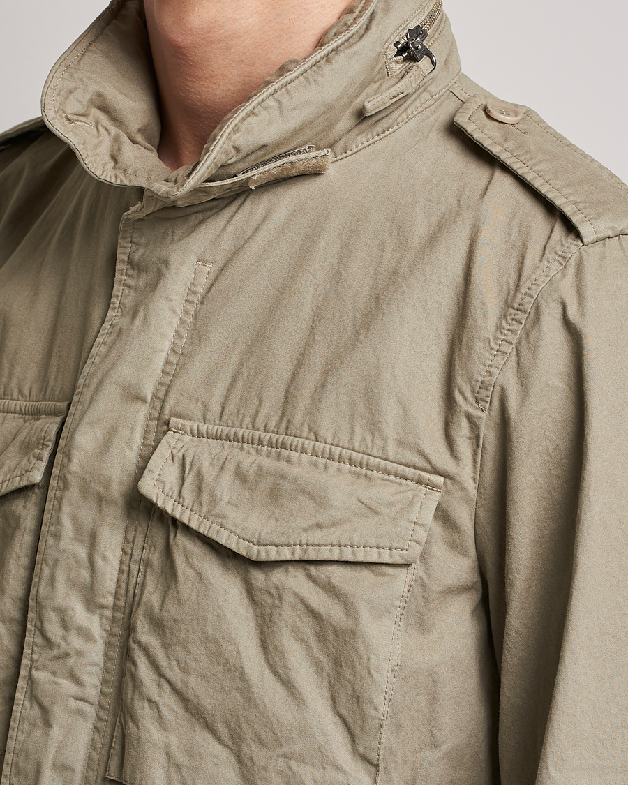 Herr | Jackor | Aspesi | Cotton Field Jacket Khaki