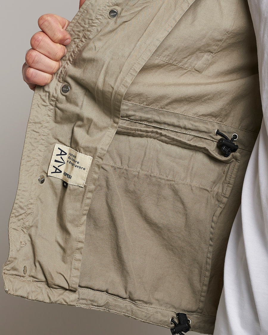 Herr | Jackor | Aspesi | Cotton Field Jacket Khaki