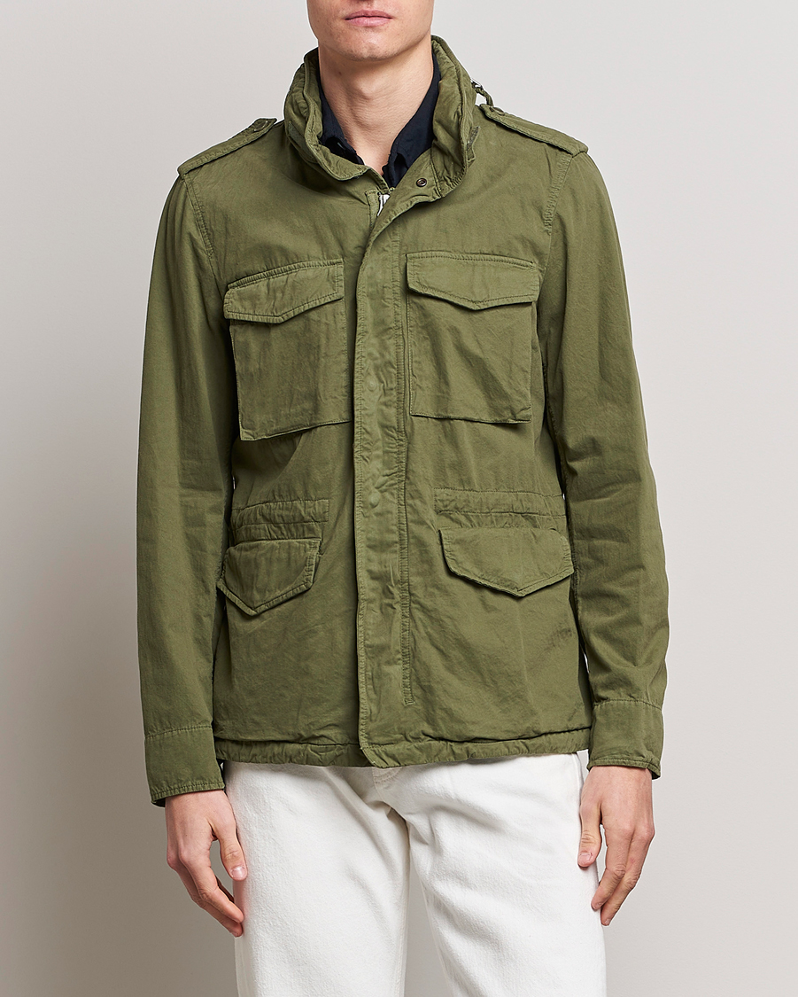 Herr | Field jackets | Aspesi | Cotton Field Jacket Army Green