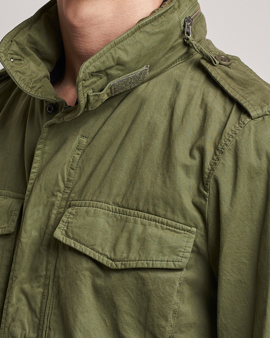 Herr | Jackor | Aspesi | Cotton Field Jacket Army Green