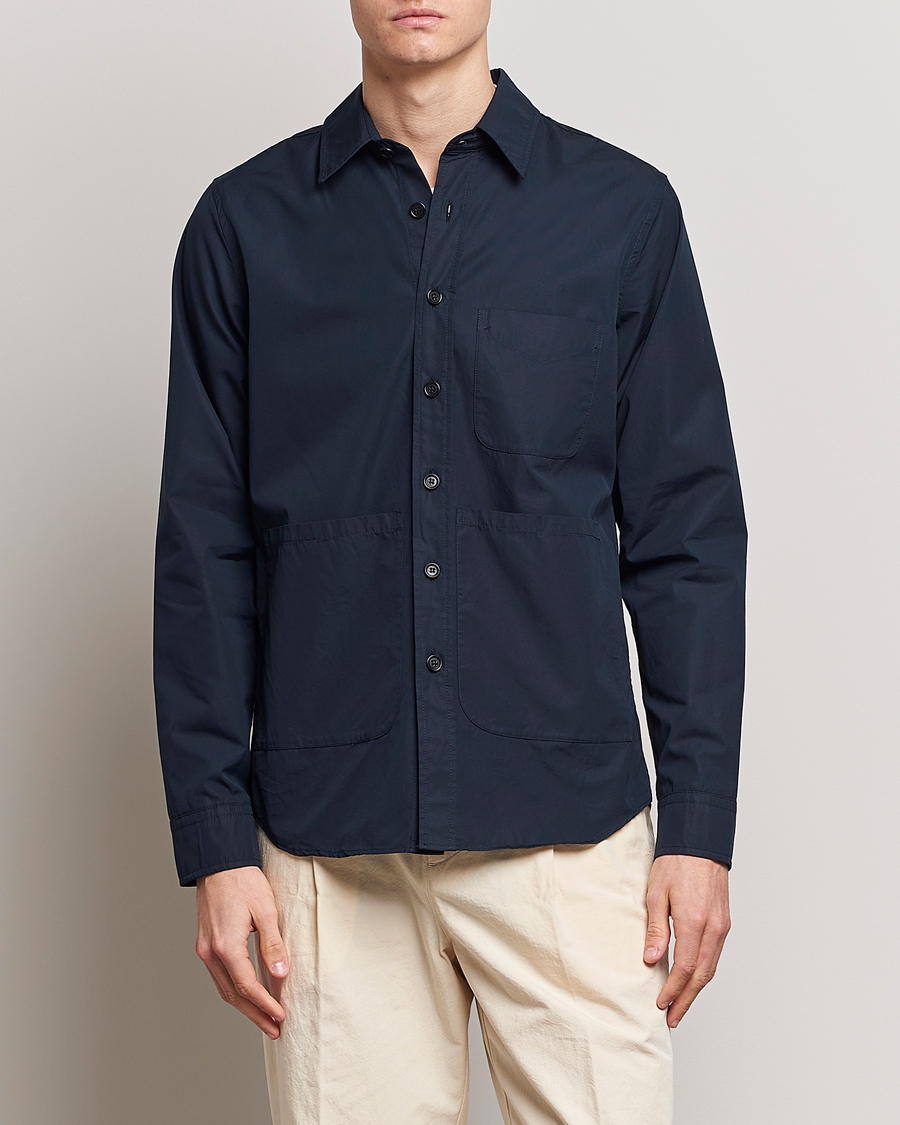Herr | Jackor | Aspesi | Utility Shirt Jacket Navy