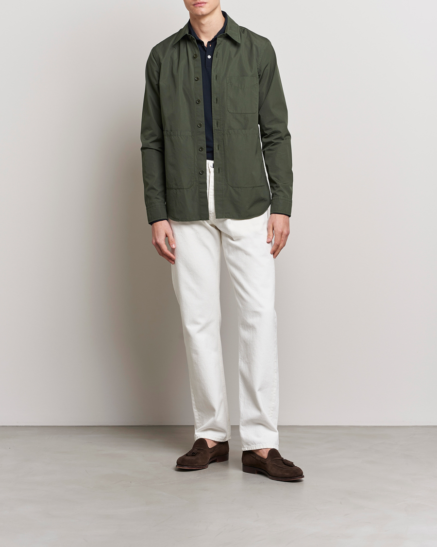 Herr | Jackor | Aspesi | Utility Shirt Jacket Dark Green
