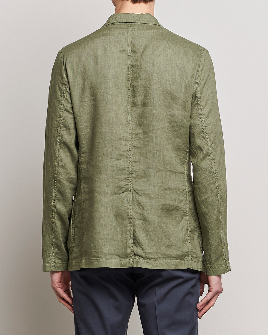 Herr | Kavajer | Aspesi | Samuraki Linen Blazer Army Green