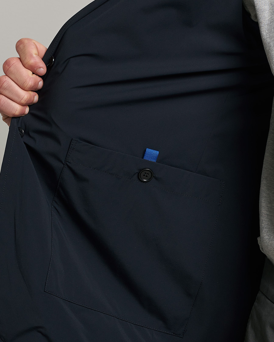 Herr | Kavajer | Aspesi | Stretch Nylon Blazer Navy