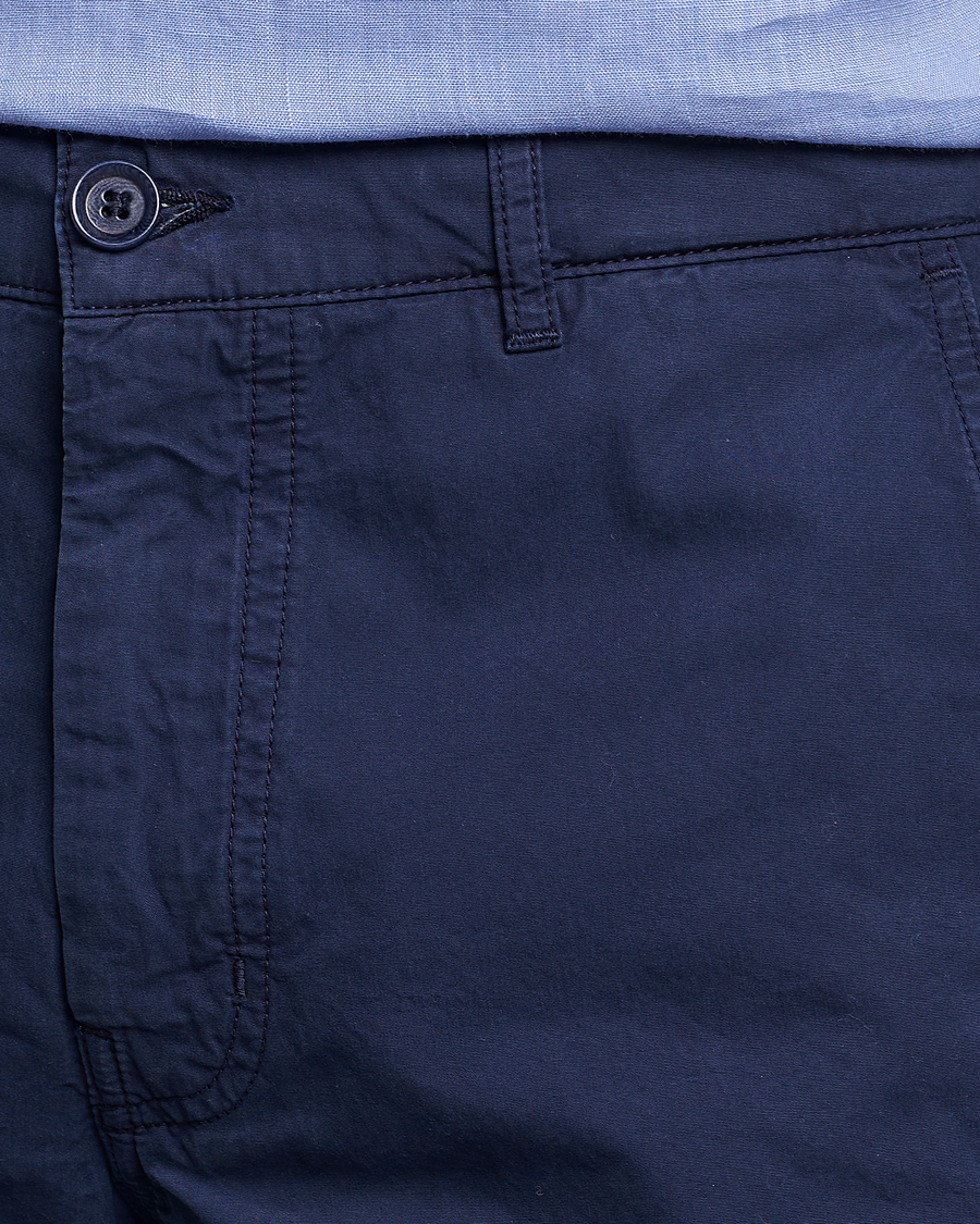 Herr | Shorts | Aspesi | Washed Cotton Cargo Shorts Dark Blue