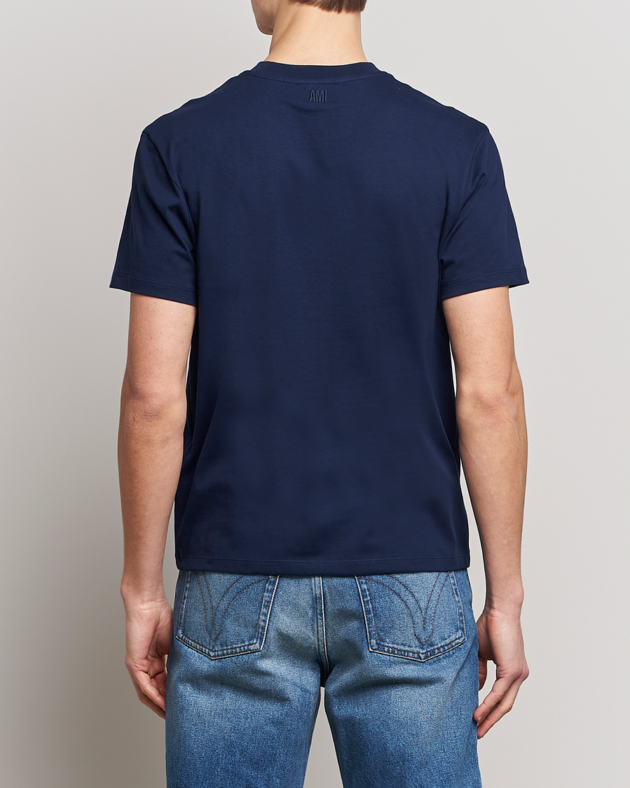 Herr | T-Shirts | AMI | Heart Logo T-Shirt Navy
