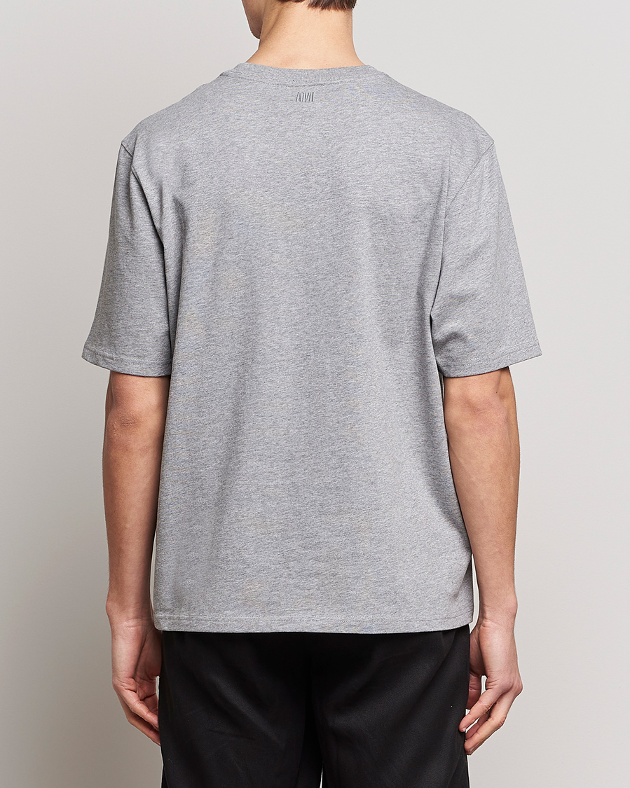 Herr | T-Shirts | AMI | Big Heart Short Sleeve T-Shirt Heather Grey