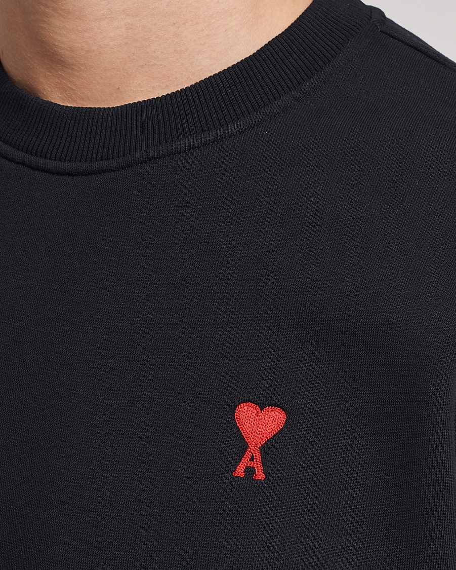 Herr | Tröjor | AMI | Heart Logo Sweatshirt Black