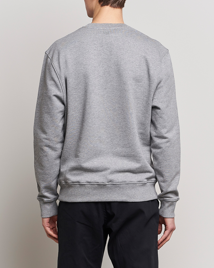 Herr | Tröjor | AMI | Heart Logo Sweatshirt Heather Grey