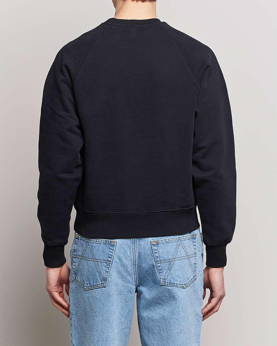 Herr | Tröjor | AMI | Big Heart Sweatshirt Black