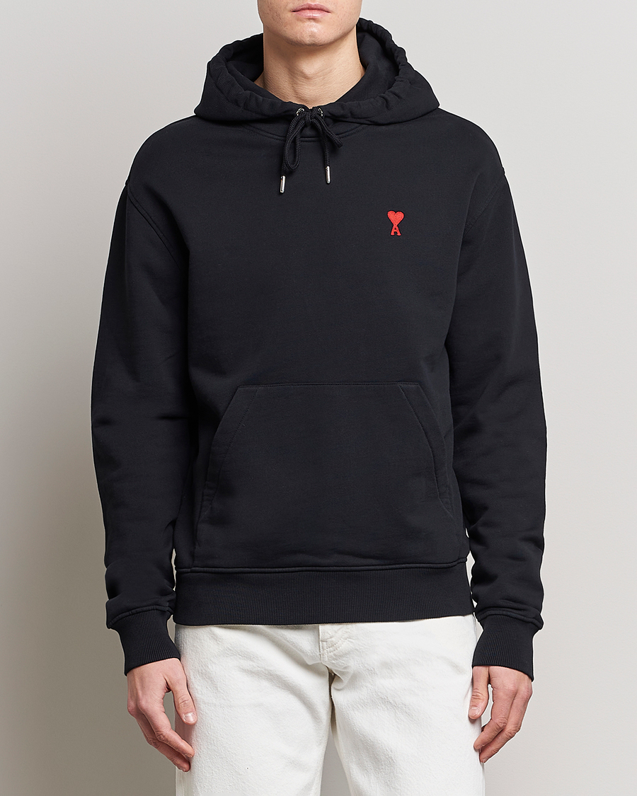 Herr | Tröjor | AMI | Heart Logo Hoodie Black