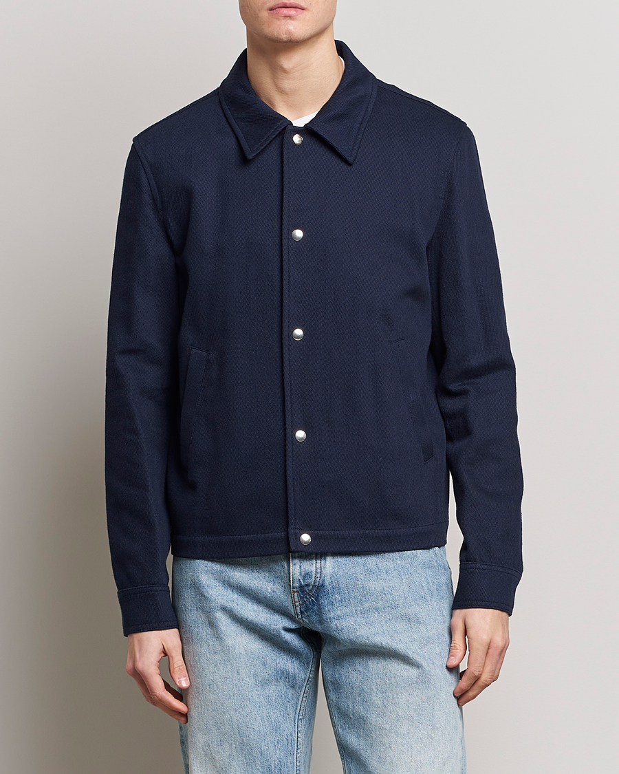 Herr | Jackor | AMI | Buttoned Jacket Navy