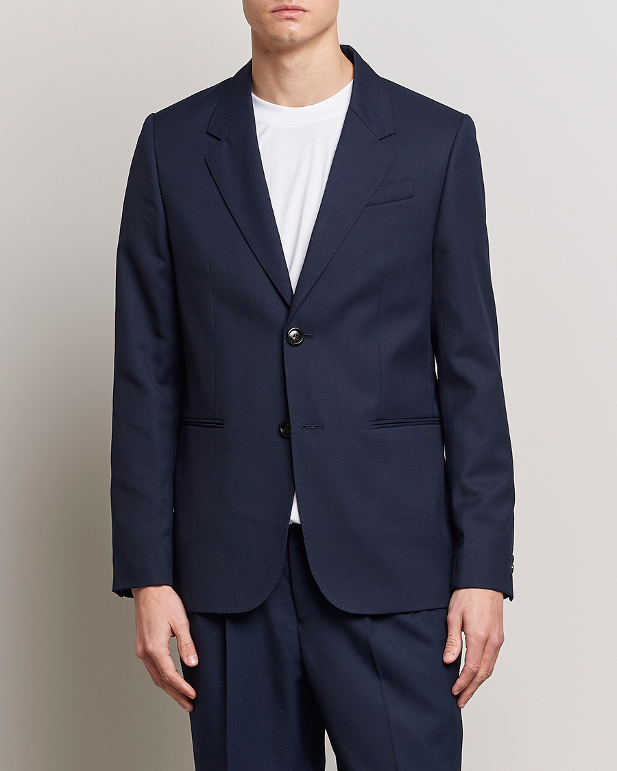 Herr | Kavajer | AMI | Wool Blazer Navy