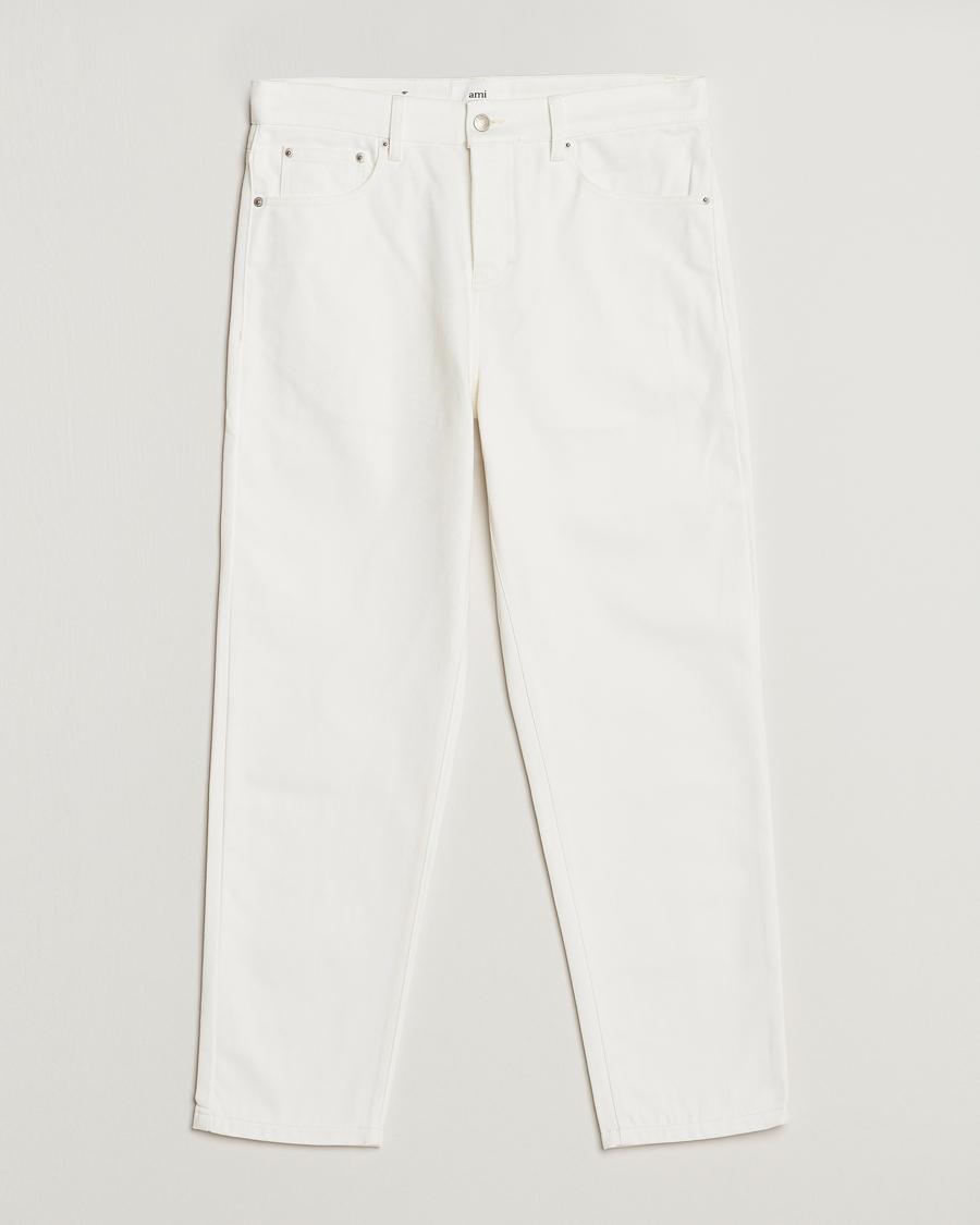 Herr | Jeans | AMI | Tapered Jeans Natural White