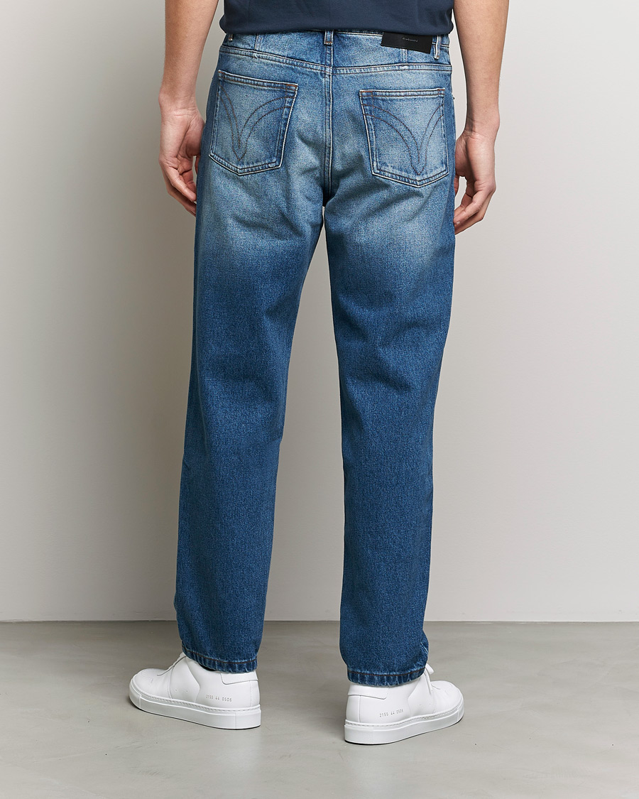 Herr | Jeans | AMI | Tapered Jeans Used Blue Wash