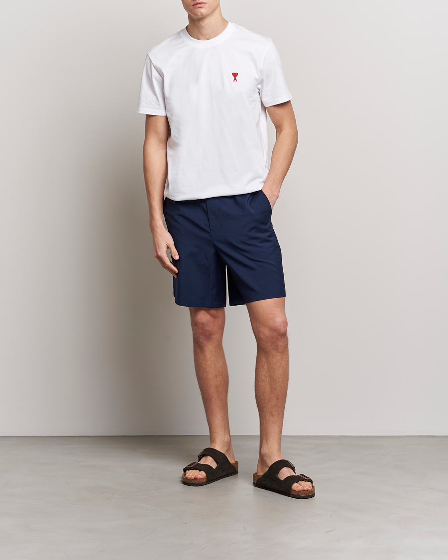 Herr | Shorts | AMI | Elasticated Waist Shorts Navy