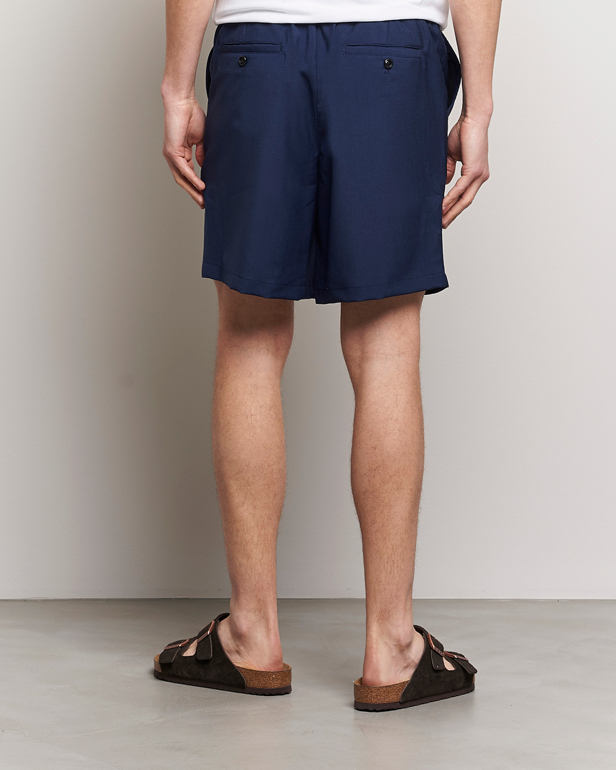 Herr | Shorts | AMI | Elasticated Waist Shorts Navy