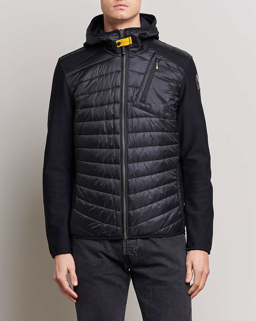Herr | Jackor | Parajumpers | Nolan Mesh Hooded Hybrid Black
