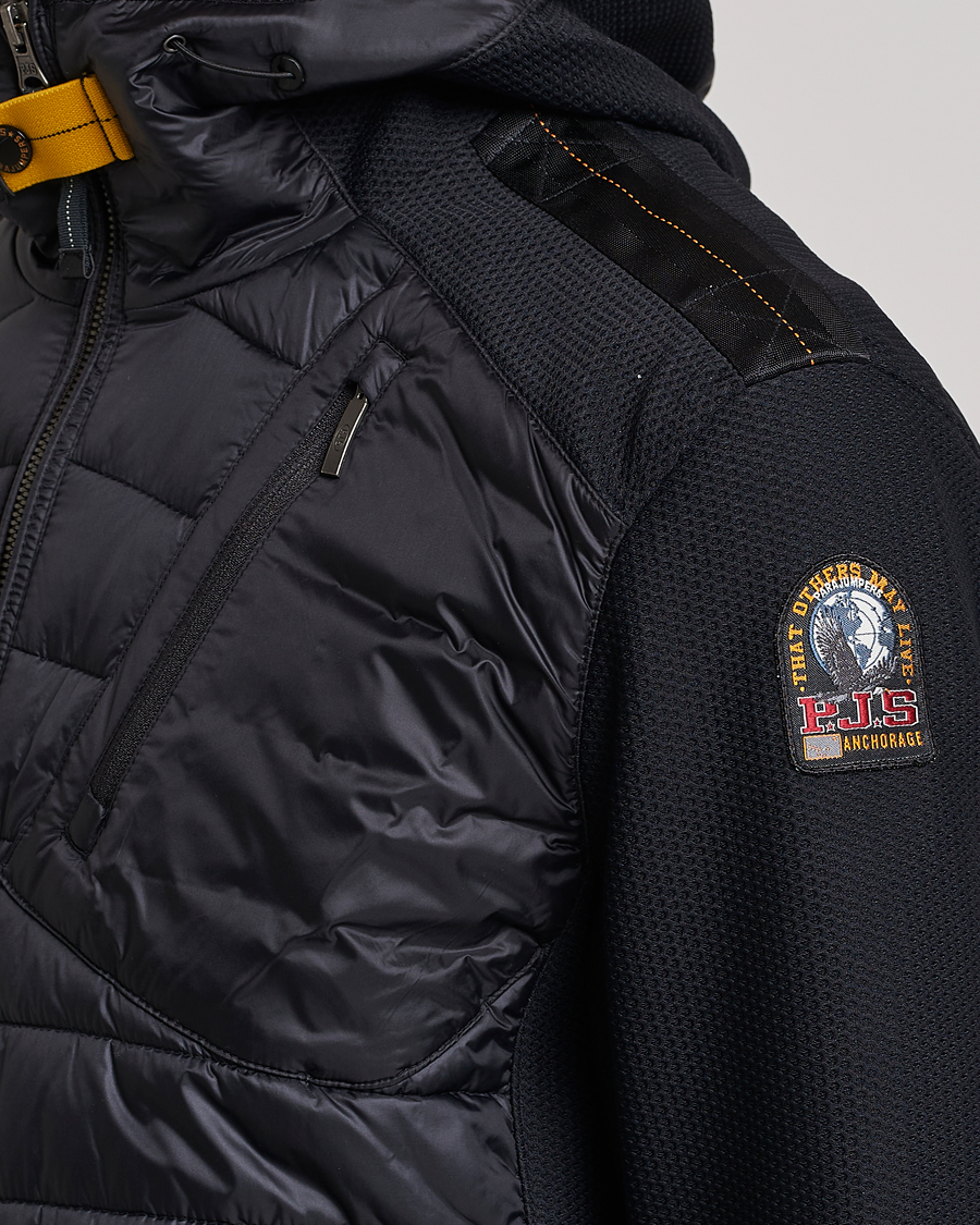 Herr | Jackor | Parajumpers | Nolan Mesh Hooded Hybrid Black