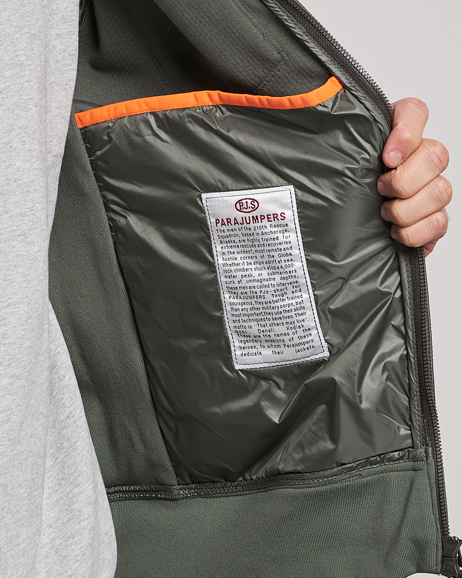 Herr | Jackor | Parajumpers | London Hybrid Cool Down Jacket Thyme