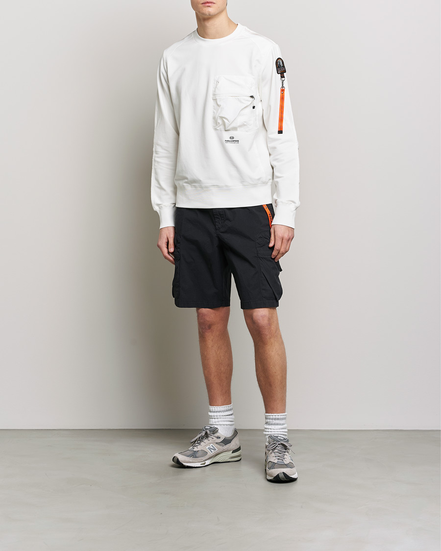 Herr | Tröjor | Parajumpers | Sabre Soft Crew Neck Sweatshirt Off White