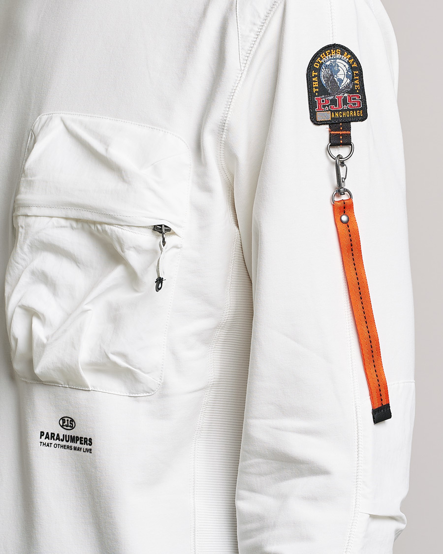 Herr | Tröjor | Parajumpers | Sabre Soft Crew Neck Sweatshirt Off White