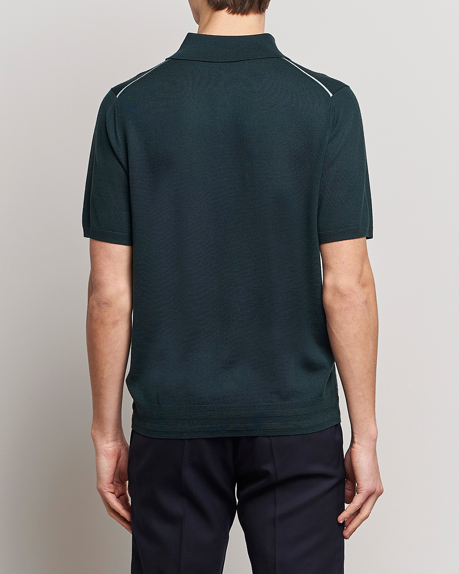 Herr | Tröjor | PS Paul Smith | Merino Wool Polo Green