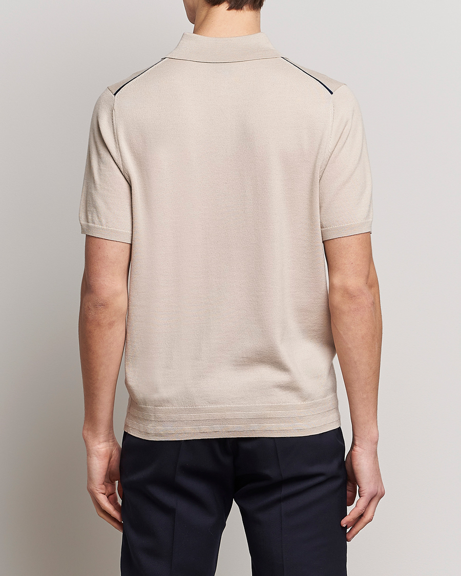 Herr | Tröjor | PS Paul Smith | Merino Wool Polo Brown