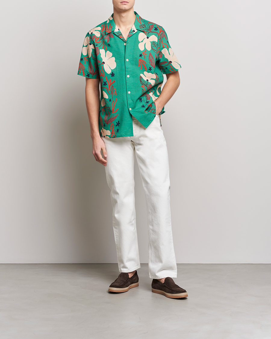 Herr | Skjortor | PS Paul Smith | Cotton Casual Fit Shirt Green