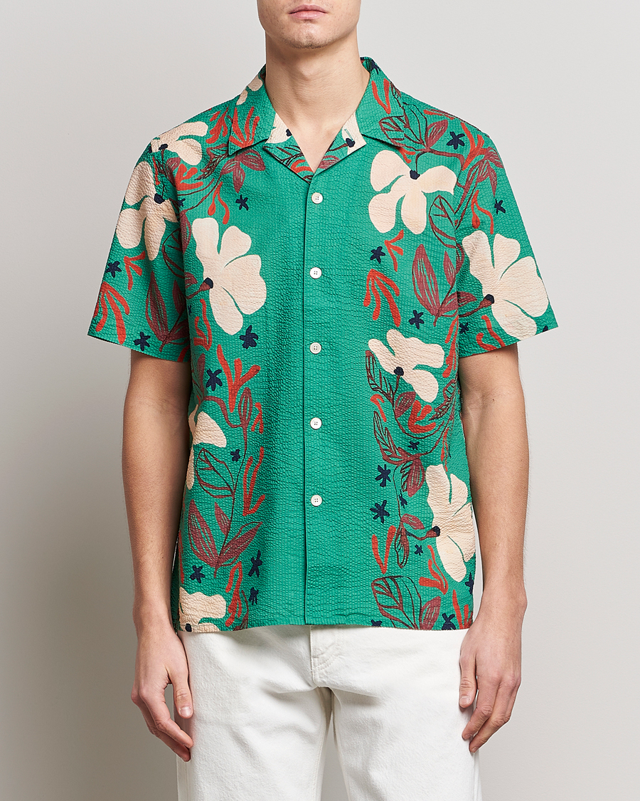 Herr | Skjortor | PS Paul Smith | Cotton Casual Fit Shirt Green