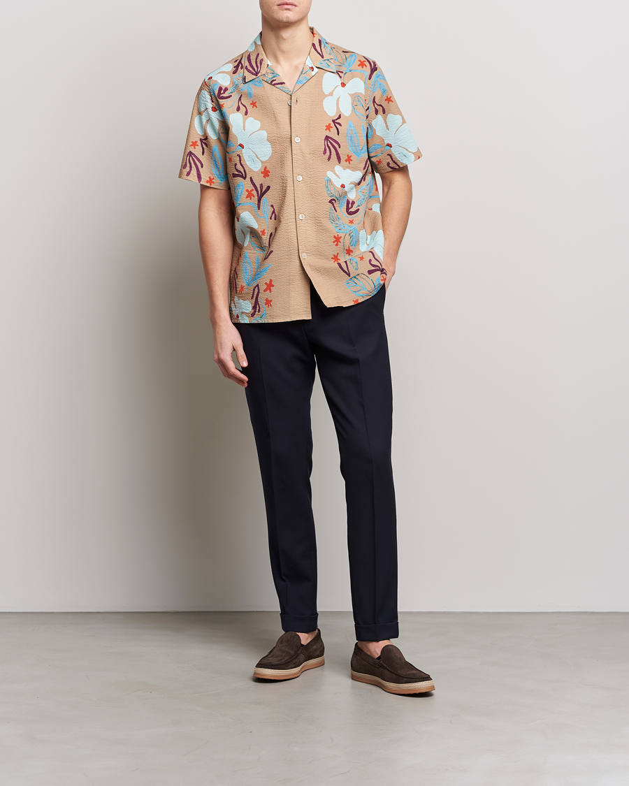 Herr | Skjortor | PS Paul Smith | Cotton Casual Fit Shirt Brown