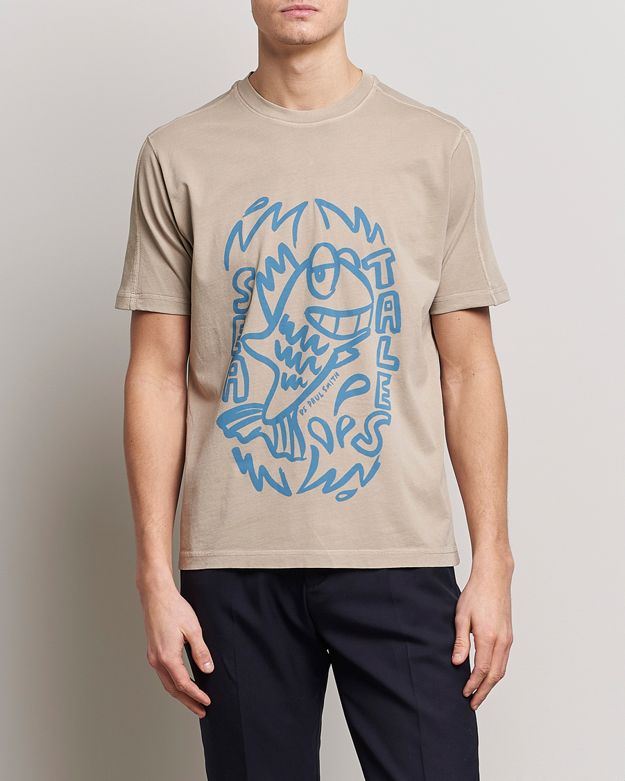 Herr | PS Paul Smith | PS Paul Smith | Organic Cotton Sea Tales T-Shirt Grey