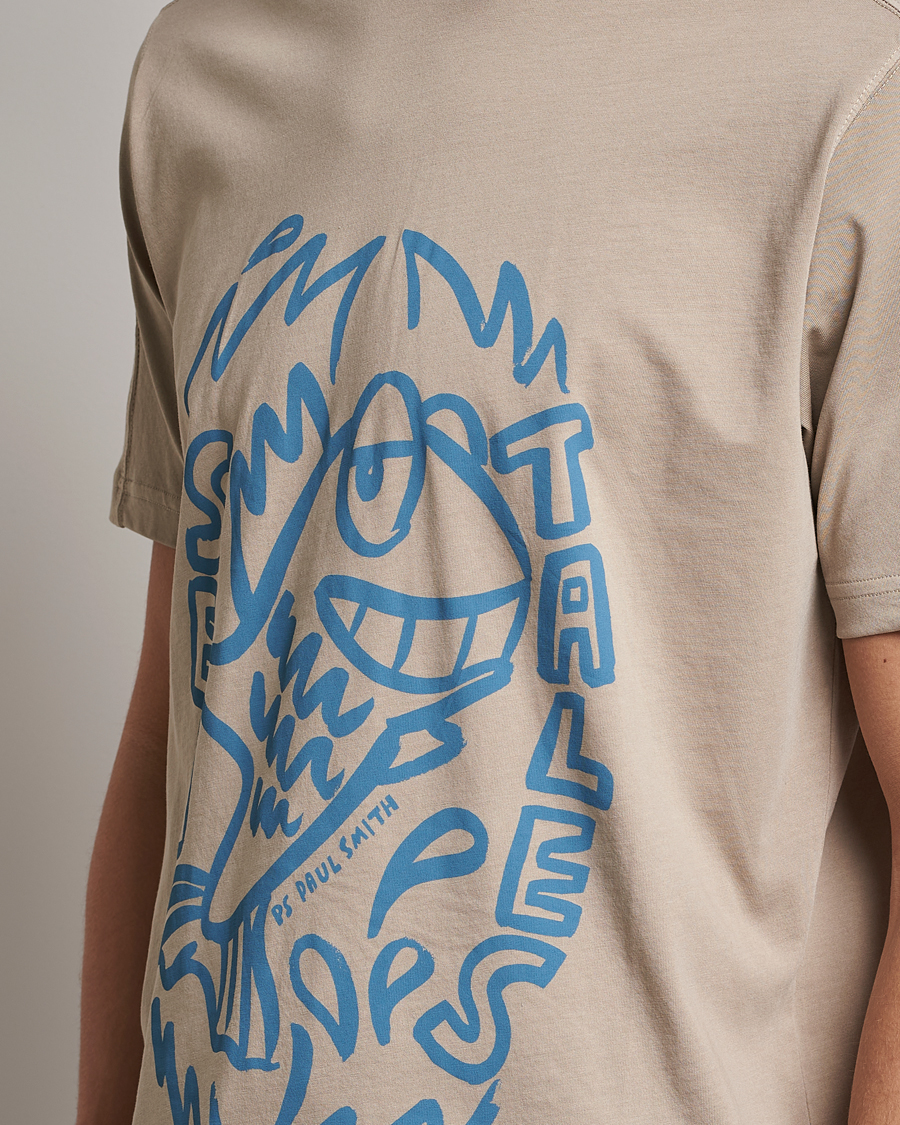 Herr | T-Shirts | PS Paul Smith | Organic Cotton Sea Tales T-Shirt Grey