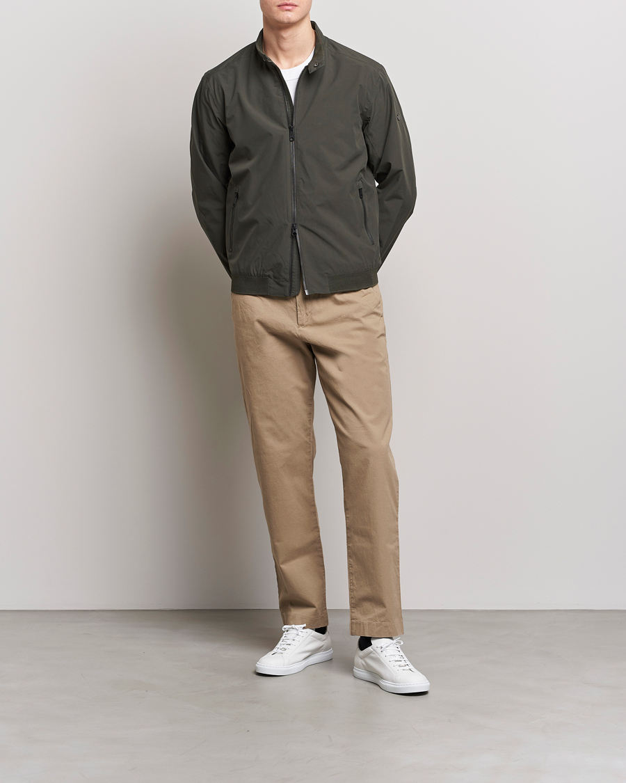 Herr | Jackor | Scandinavian Edition | Plain Waterproof Jacket Dark Olive