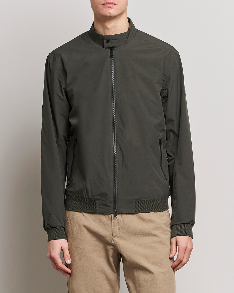 Herr | Samtida jackor | Scandinavian Edition | Plain Waterproof Jacket Dark Olive