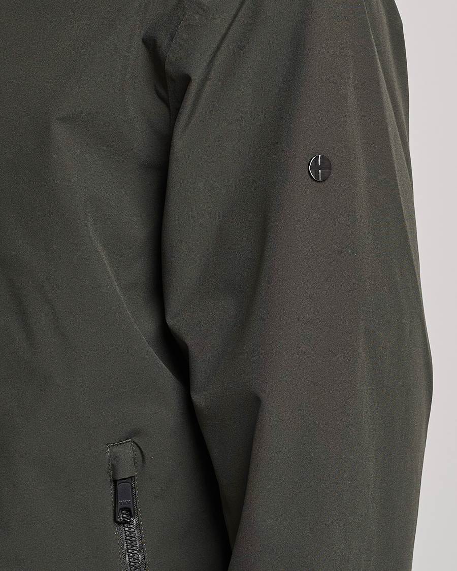 Herr | Jackor | Scandinavian Edition | Plain Waterproof Jacket Dark Olive