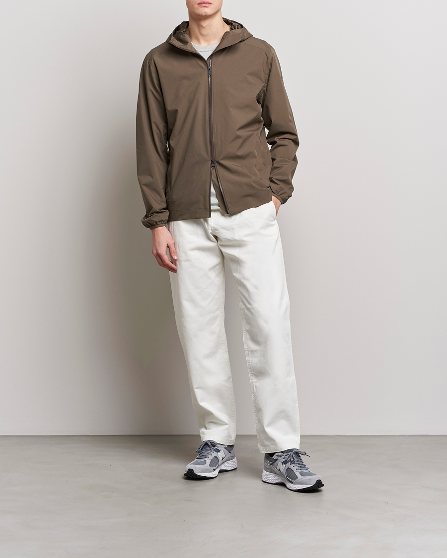 Herr | Jackor | Scandinavian Edition | Hood Waterproof Jacket Major Brown