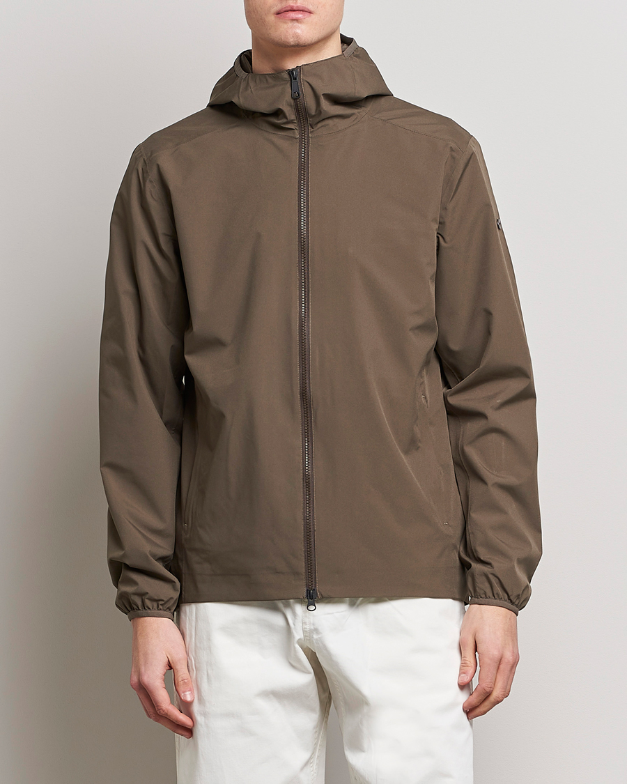 Herr | Jackor | Scandinavian Edition | Hood Waterproof Jacket Major Brown