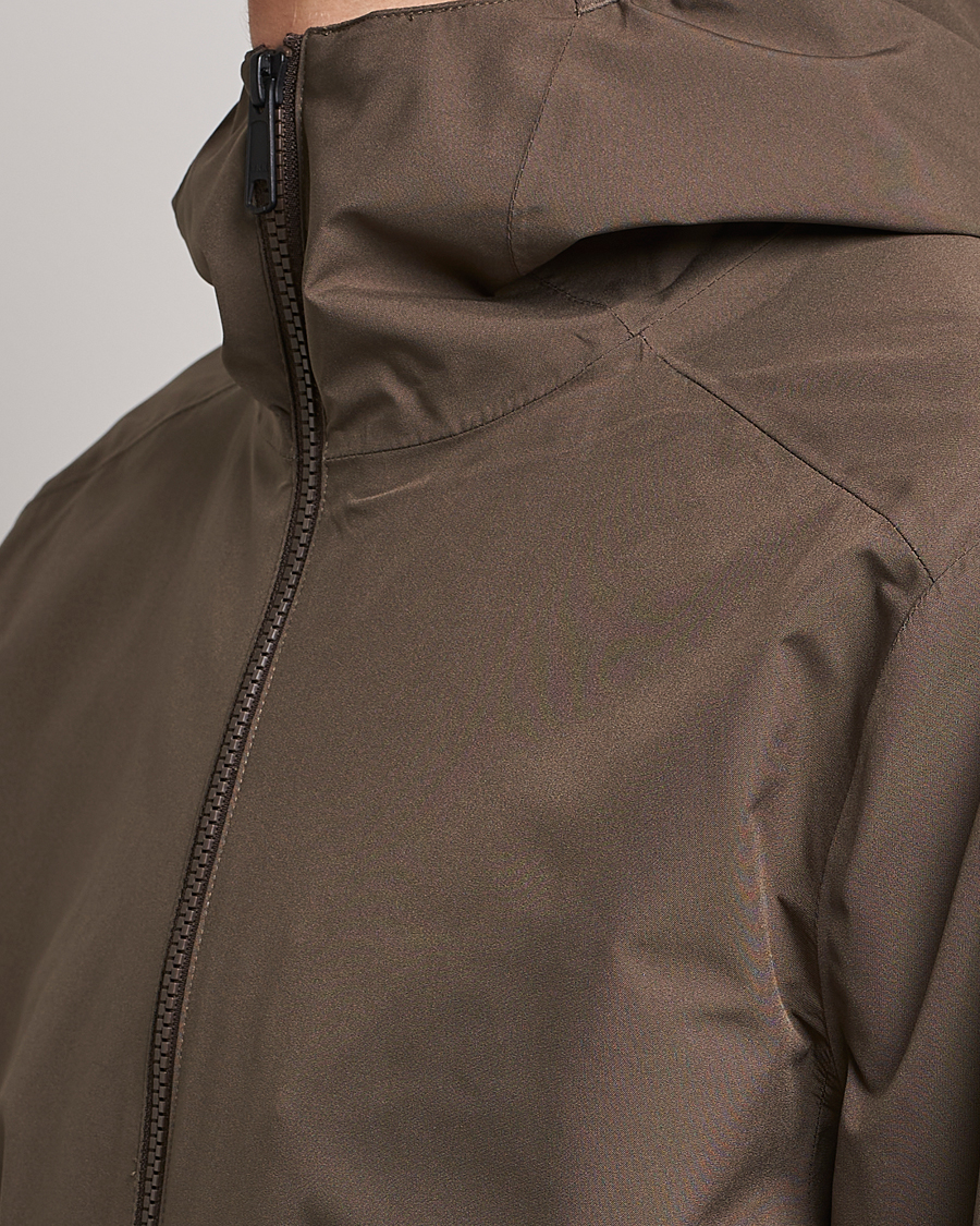 Herr | Jackor | Scandinavian Edition | Hood Waterproof Jacket Major Brown