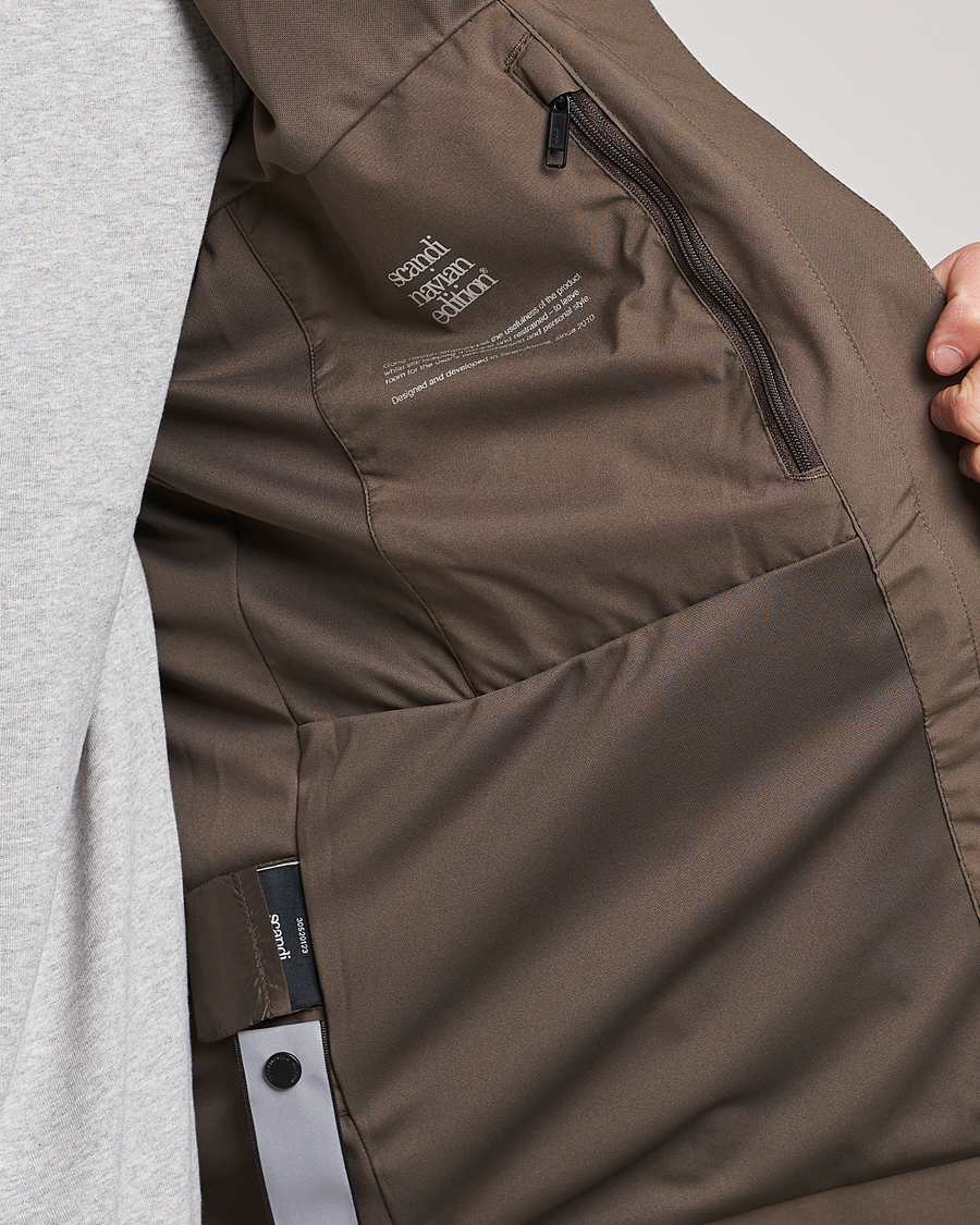 Herr | Jackor | Scandinavian Edition | Hood Waterproof Jacket Major Brown